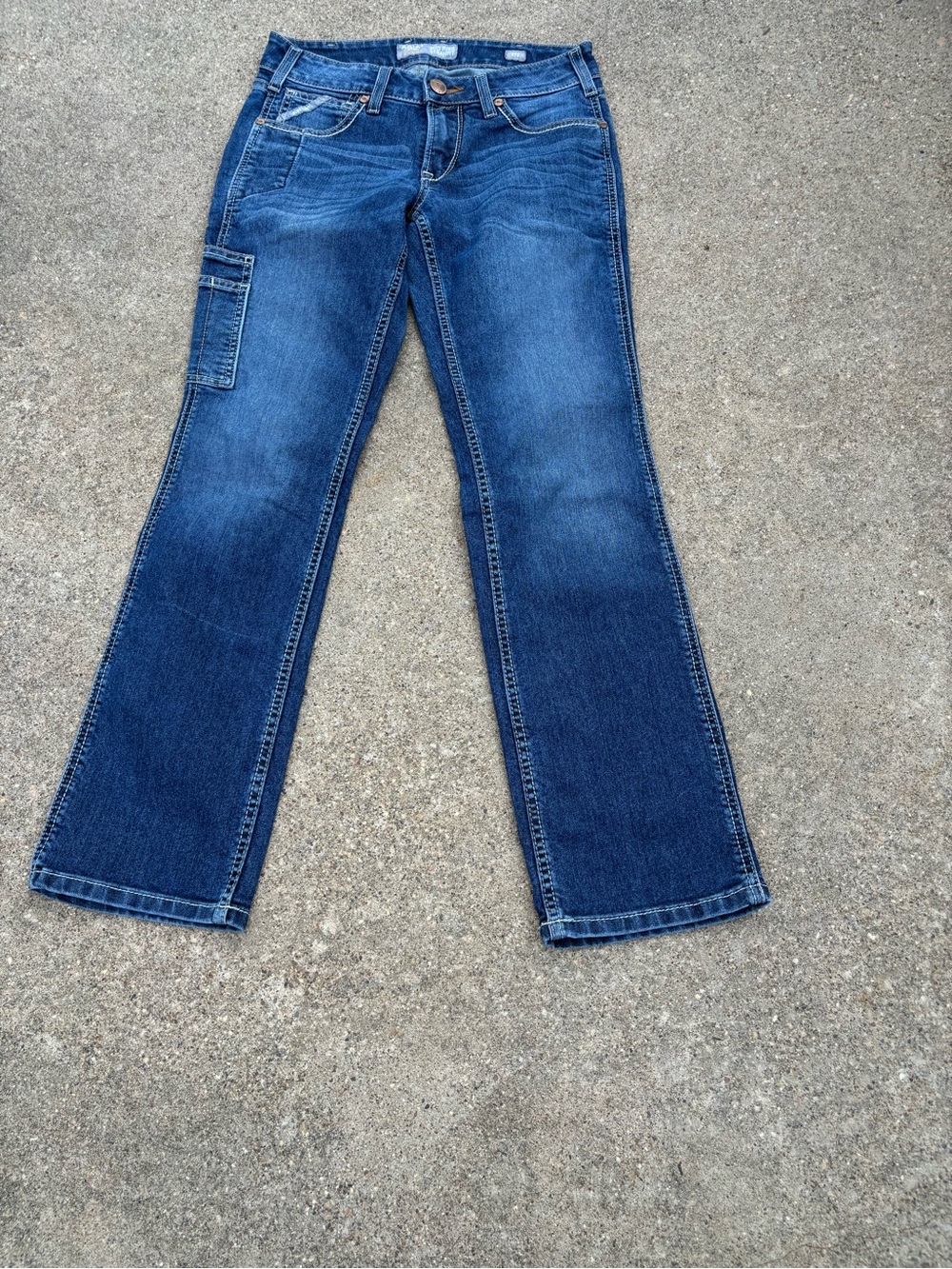 Ariat Women's Dark Blue Boot-Cut Jeans